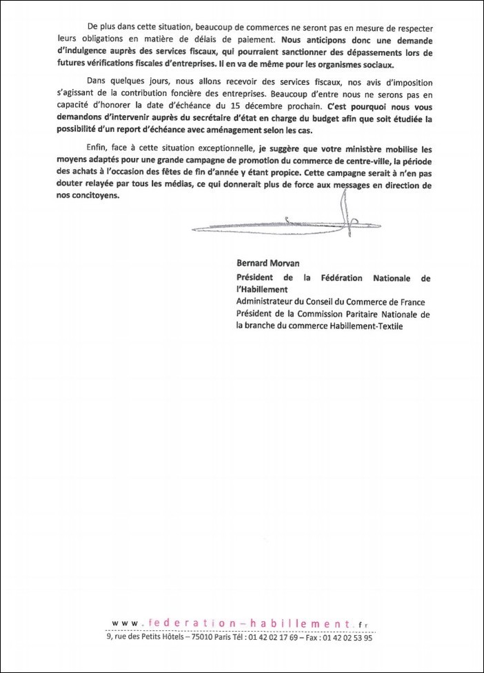 lettre ouverte a Martine PINVILLE bernard morvan FNH- 2